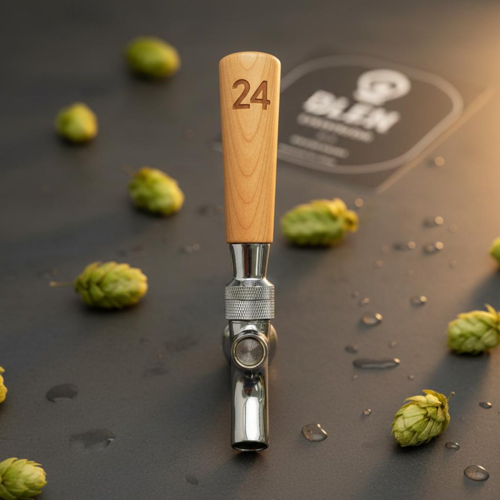 Wine Beer And - Short Wooden Beer Handle Solid Wood