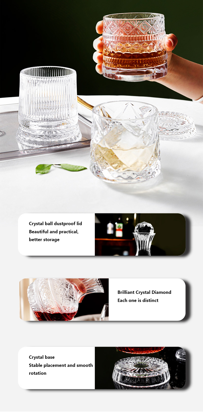 DEOUNY European Star Diamond R - Wine Beer Whiskey ulasan dan harga