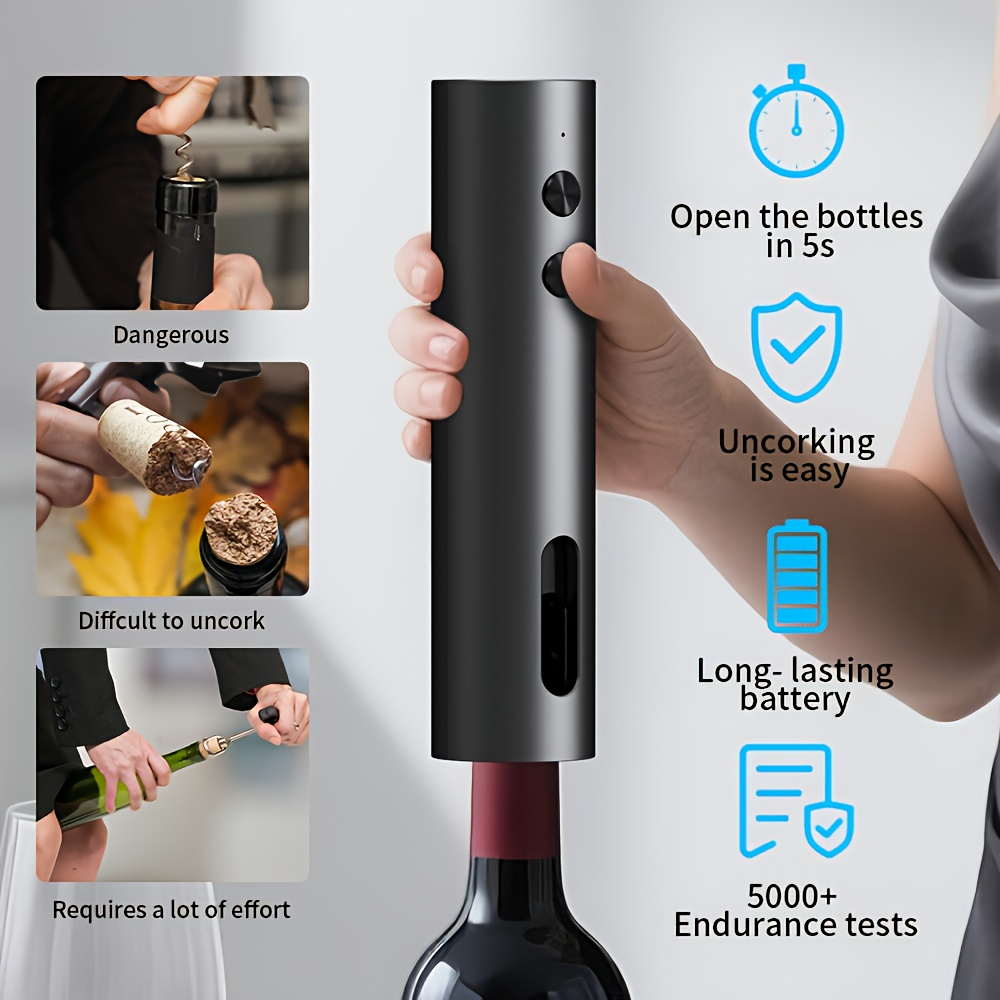 Automatic Electric Wine Bottle - Wine Opener Electric ulasan dan harga