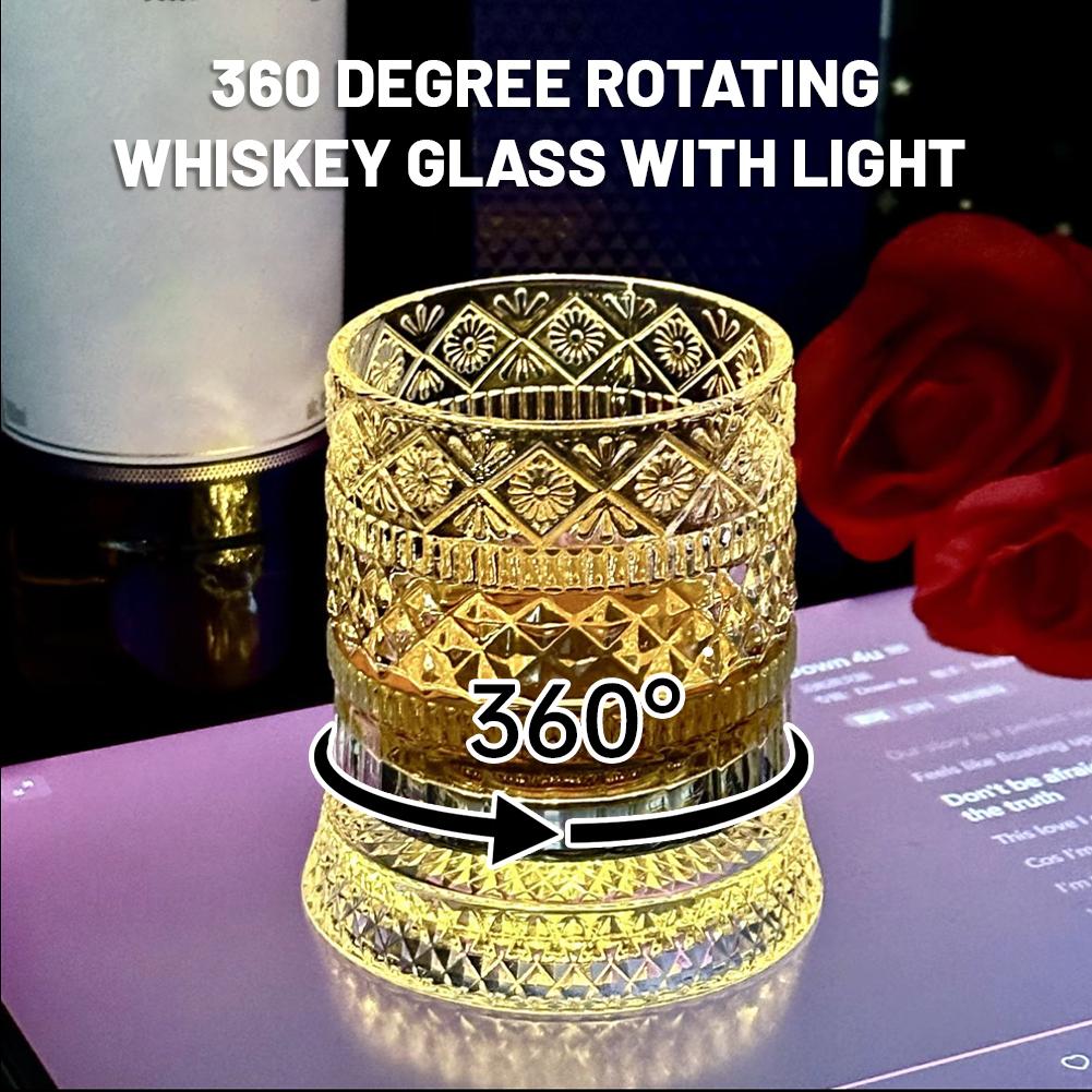 Rotating Whiskey Glass Creativ - Wine Beer Whiskey ulasan dan harga