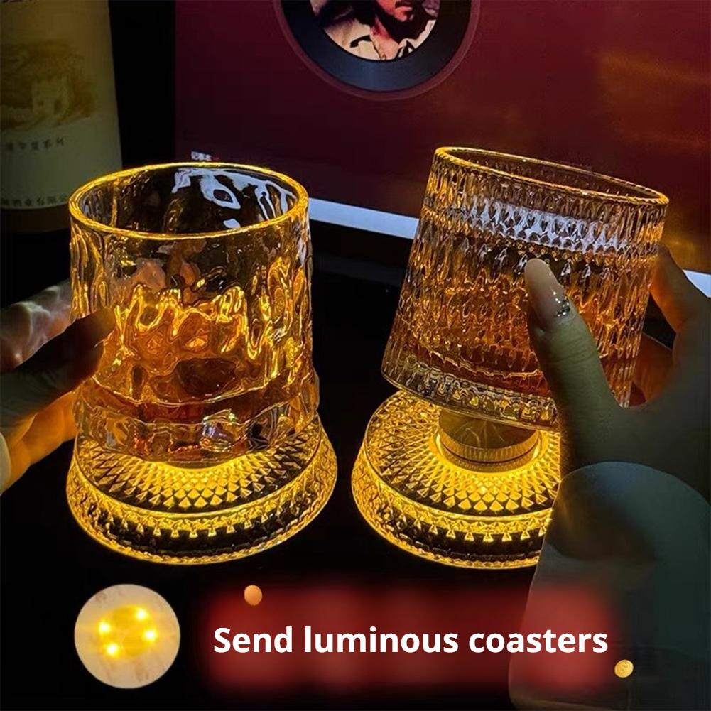 Rotating Whiskey Glass Creativ - Wine Beer Whiskey ulasan dan harga