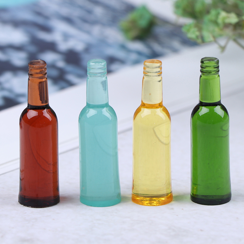 6pcs 1:12 Dollhouse Miniature  - Wine Beer And ulasan dan harga