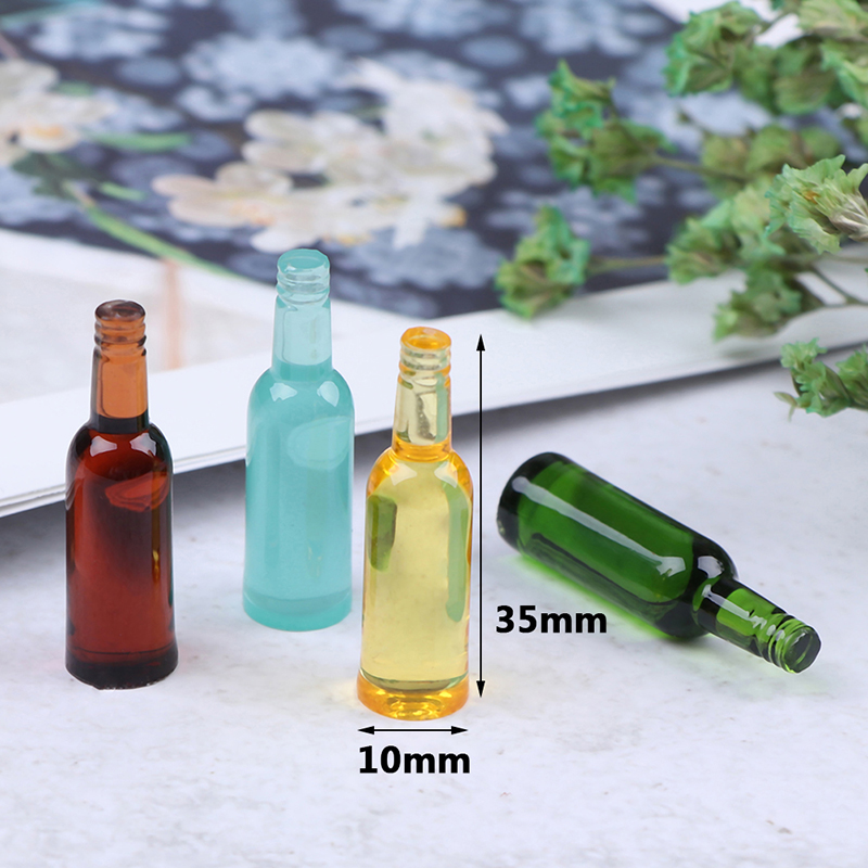 6pcs 1:12 Dollhouse Miniature  - Wine Beer And ulasan dan harga