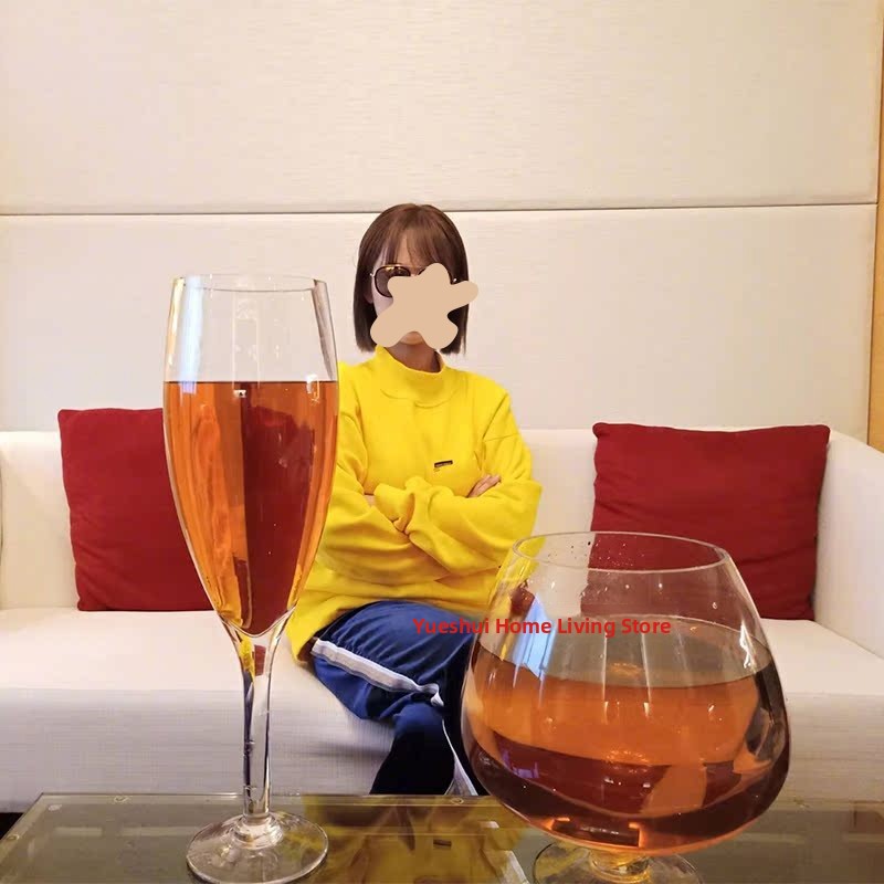 Large Glass Beer Mug Extraordi - Wine Beer Foot ulasan dan harga