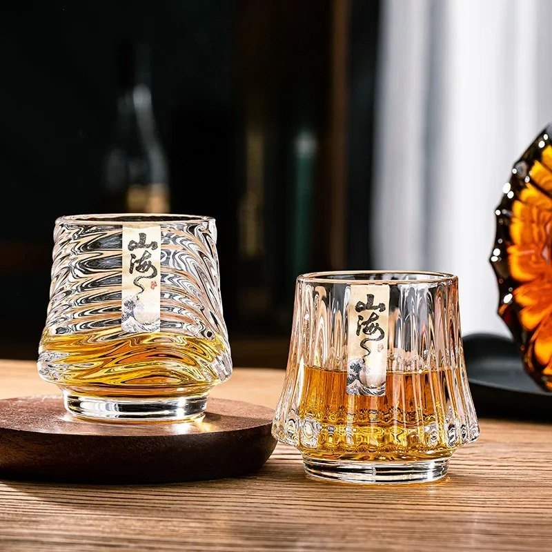 Glass Whiskey Cup Set Shanhai  - Wine Beer Whiskey ulasan dan harga