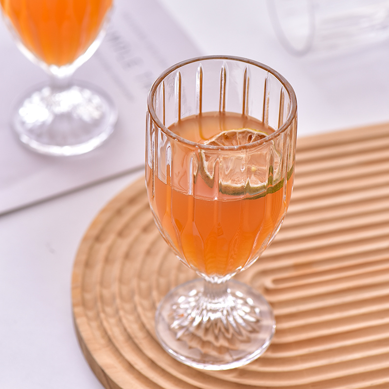 Large Capacity Glass Cup for J - Wine Beer Foot ulasan dan harga