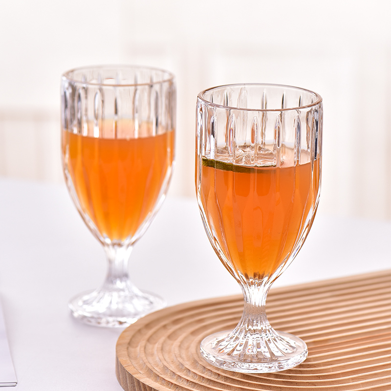 Large Capacity Glass Cup for J - Wine Beer Foot ulasan dan harga