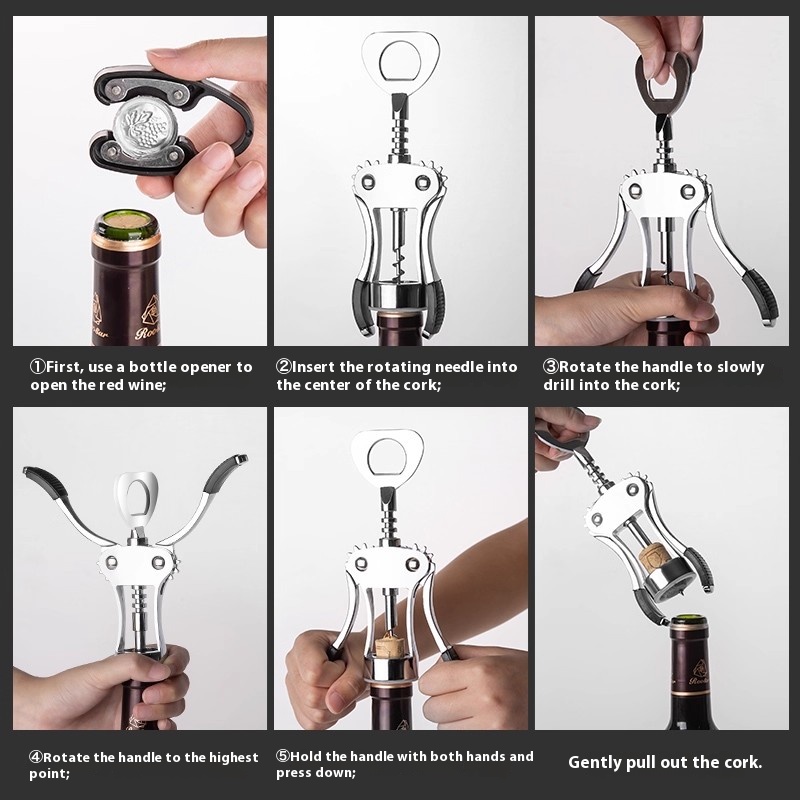 Gianxi Red Wine Bottle Opener  - Wine Beer And ulasan dan harga