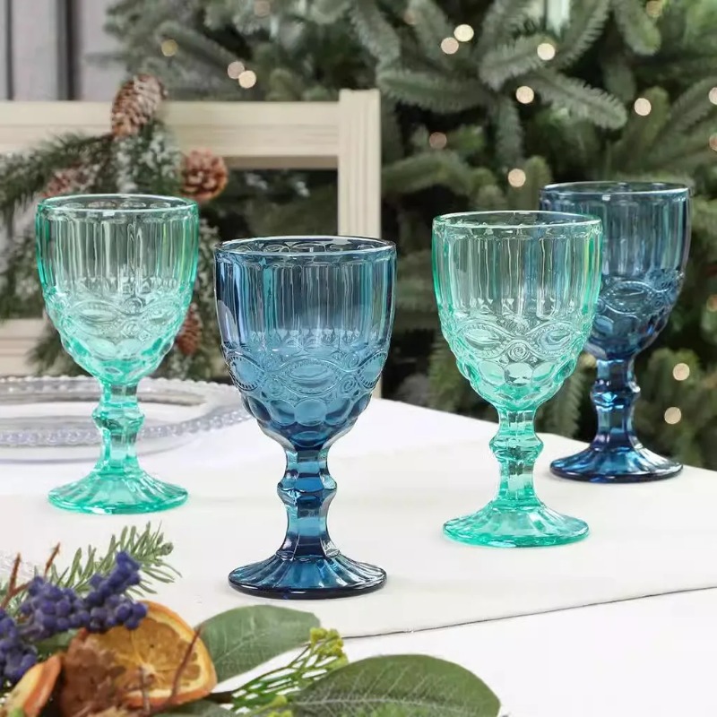 High Foot Color Crystal Glass  - Wine Beer Foot ulasan dan harga