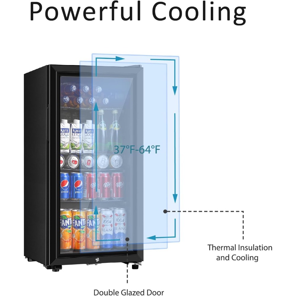Beverage Refrigerator, Three P - Wine Beer Foot ulasan dan harga