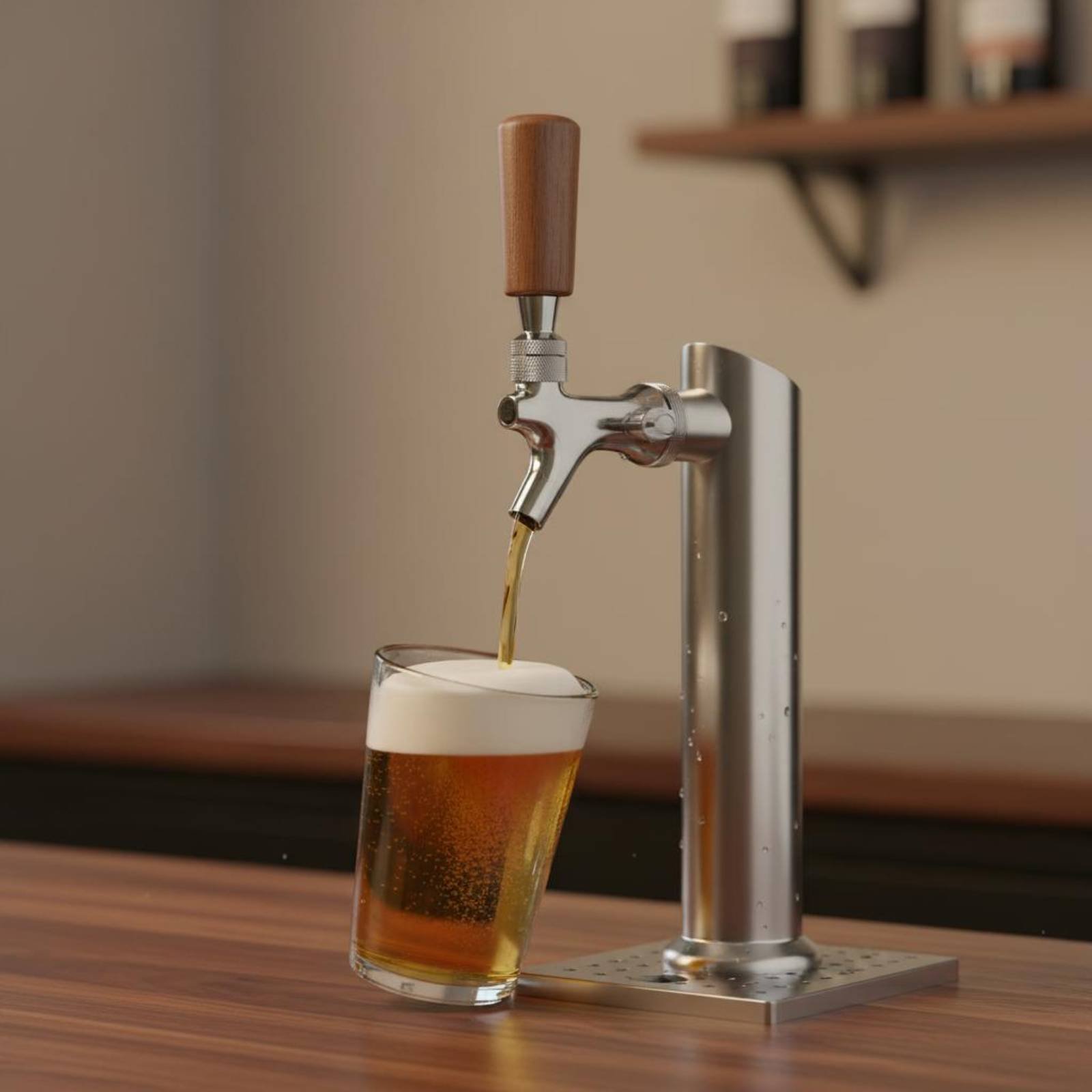 Short Wooden Beer Handle Solid - Wine Beer And ulasan dan harga