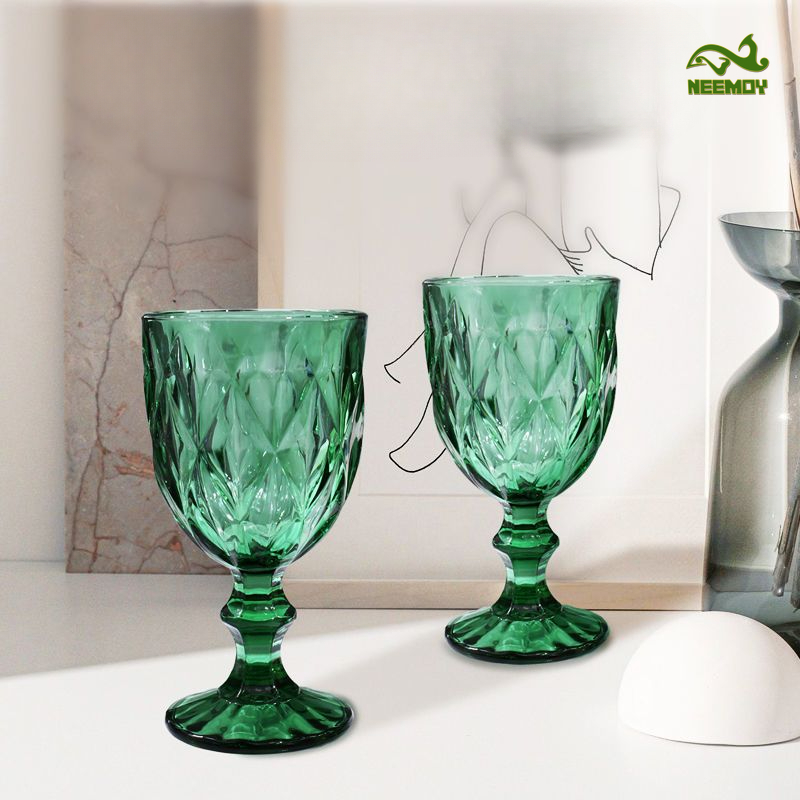 Green Engraved Relief High Foo - Wine Beer Foot ulasan dan harga