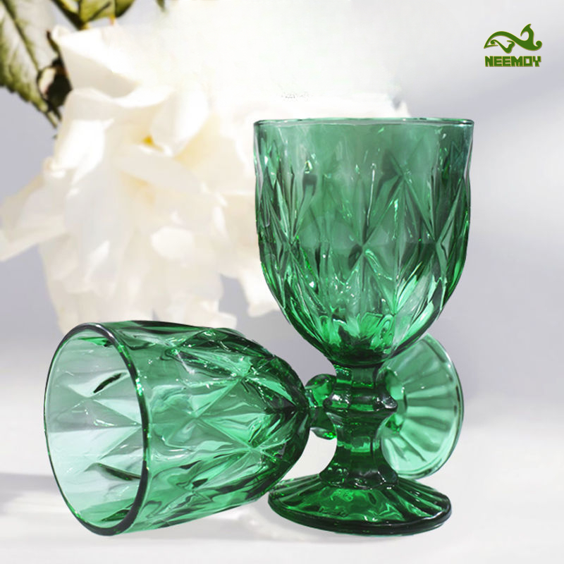 Green Engraved Relief High Foo - Wine Beer Foot ulasan dan harga