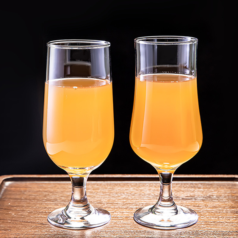 Thickened High Foot Juice Glas - Wine Beer Foot ulasan dan harga