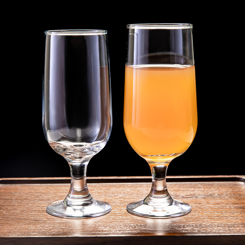 Thickened High Foot Juice Glas - Wine Beer Foot ulasan dan harga