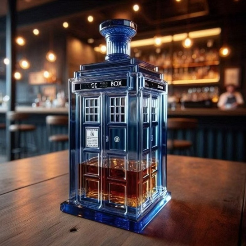Creative Phone Booth Decanter  - Wine Beer Whiskey ulasan dan harga